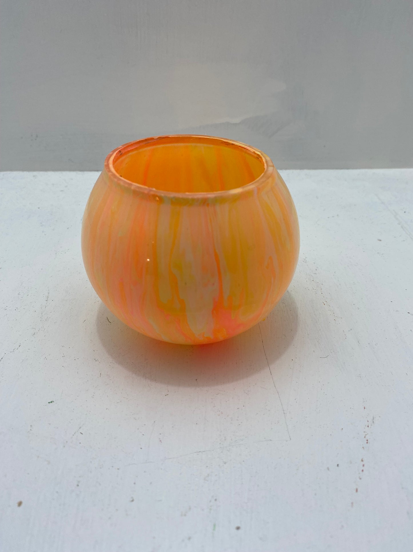Orange Candle holder