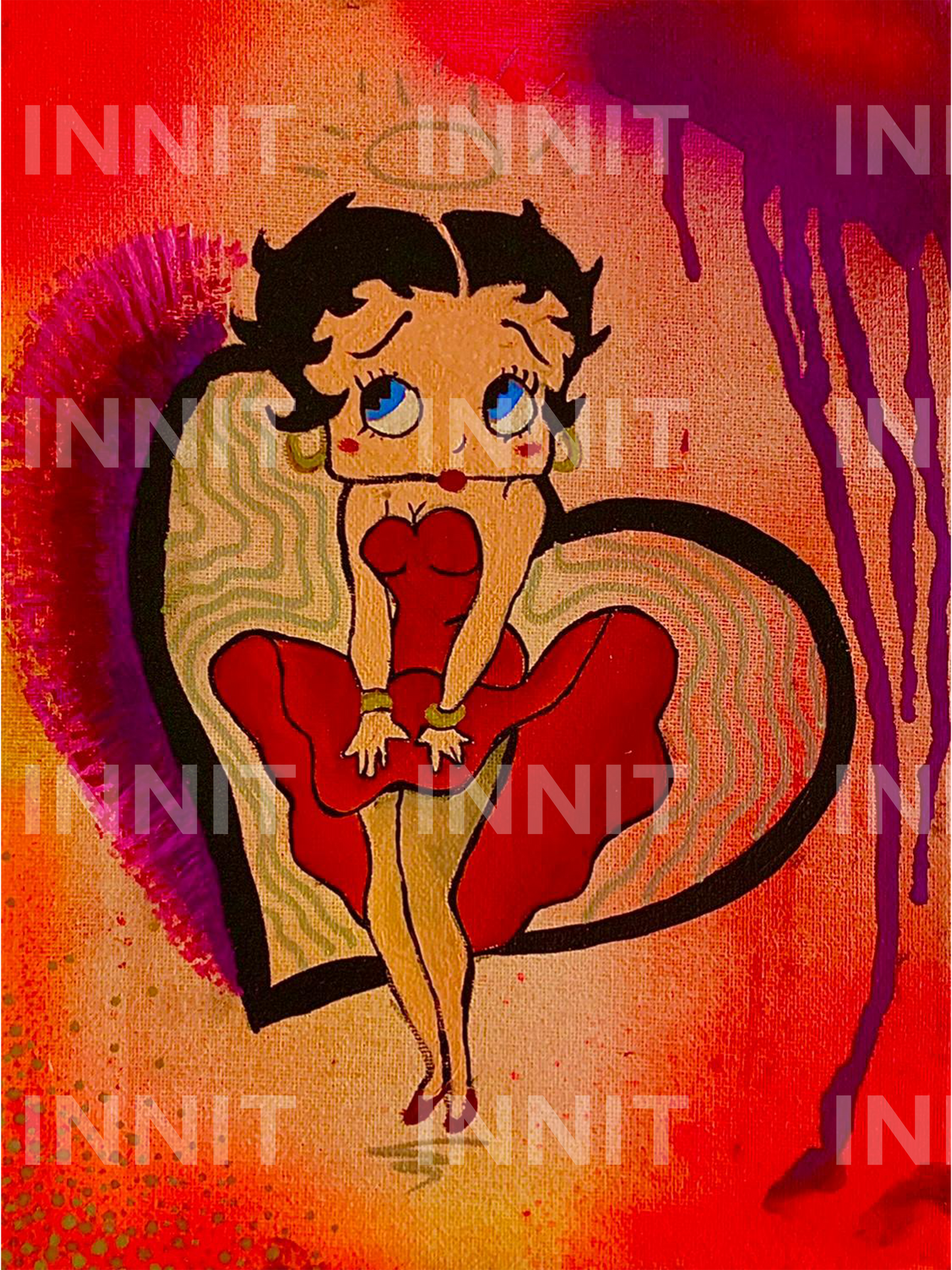Betty Boop Canvas