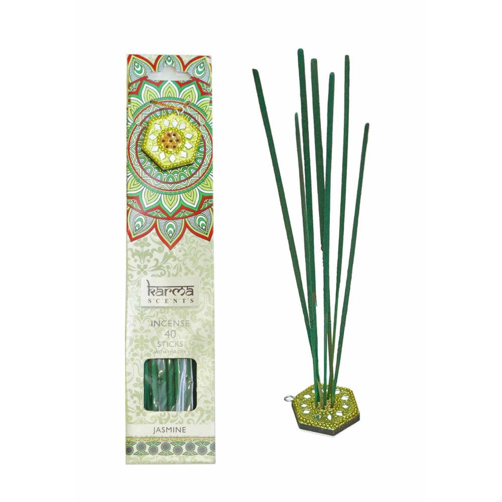 Jasmine Incense Sticks with holder