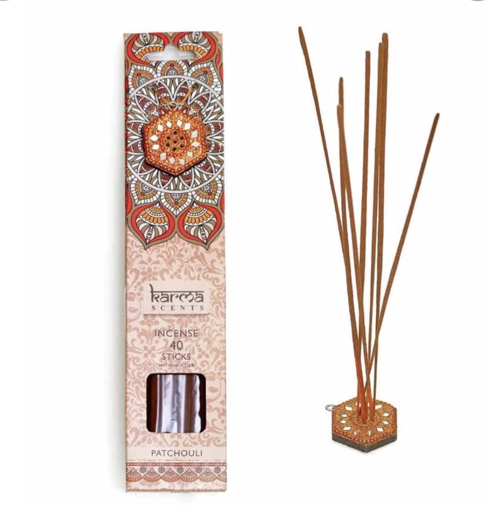 Patchouli Incense Sticks with holder