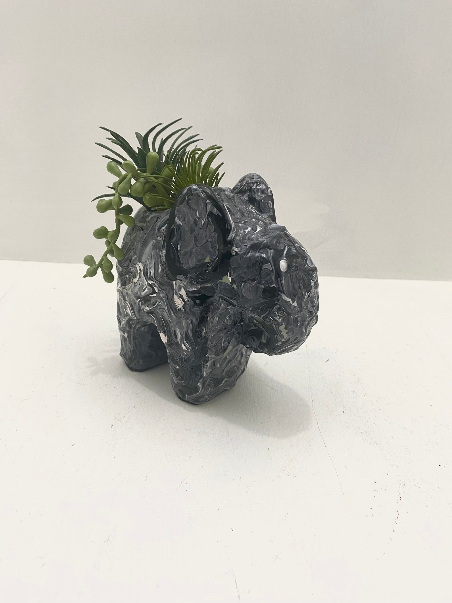 Triple Stiple Elephant Vase