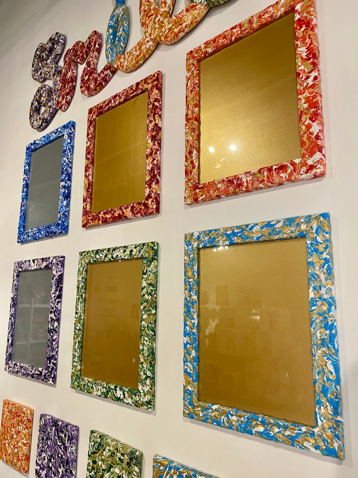 Triple Stipple Large Picture Frame