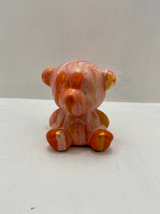 Orange Teddy Ceramic
