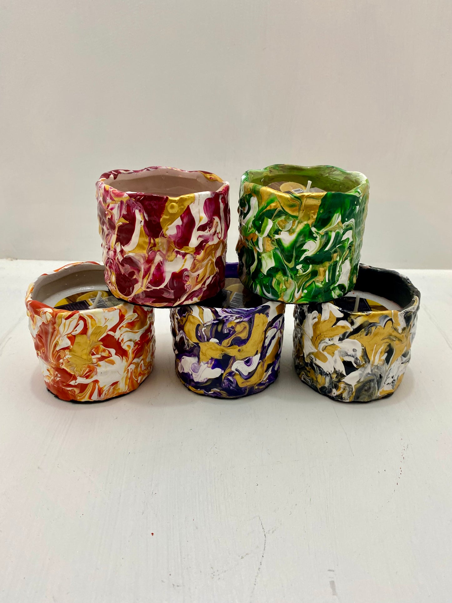 Scented Candle-Triple Stipple