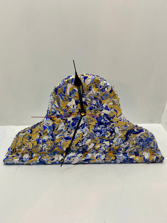 Triple Stipple Clock