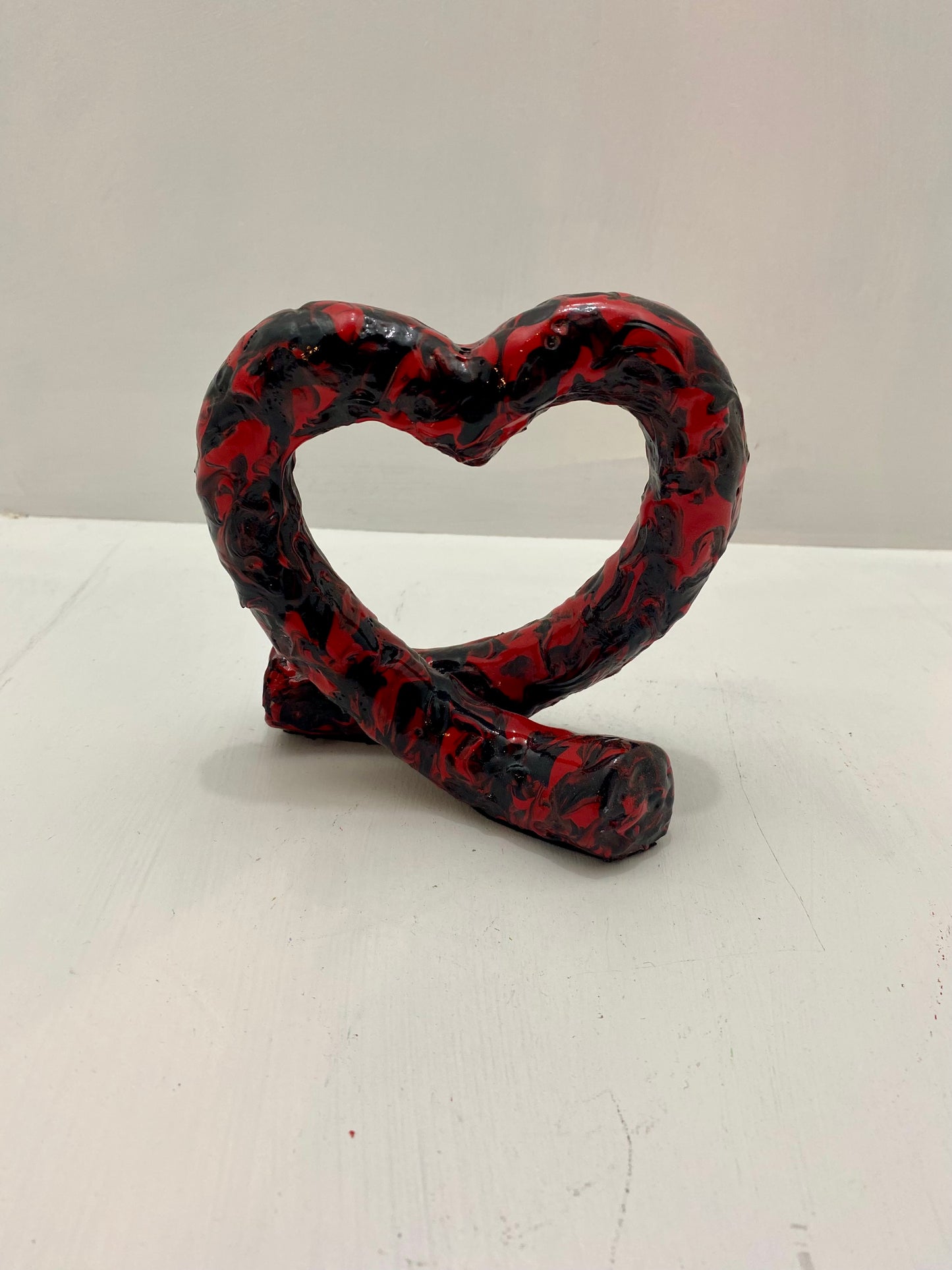 Red Heart Triple Stipple