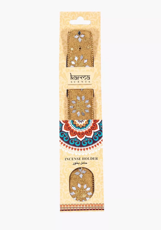 Gold Karma Incense Holder